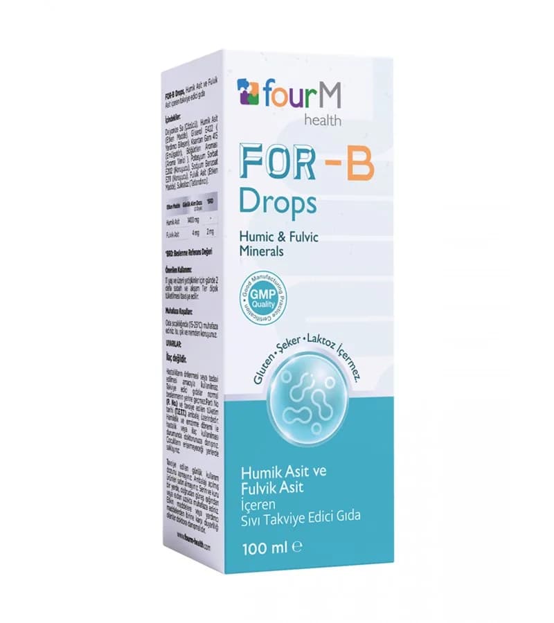 Fourm Health FOR-B Drops humik ve fulvik mineral